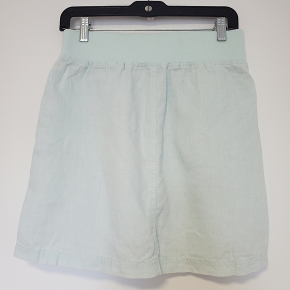 ATHLETA mint linen mini skirt - Picture 4 of 4